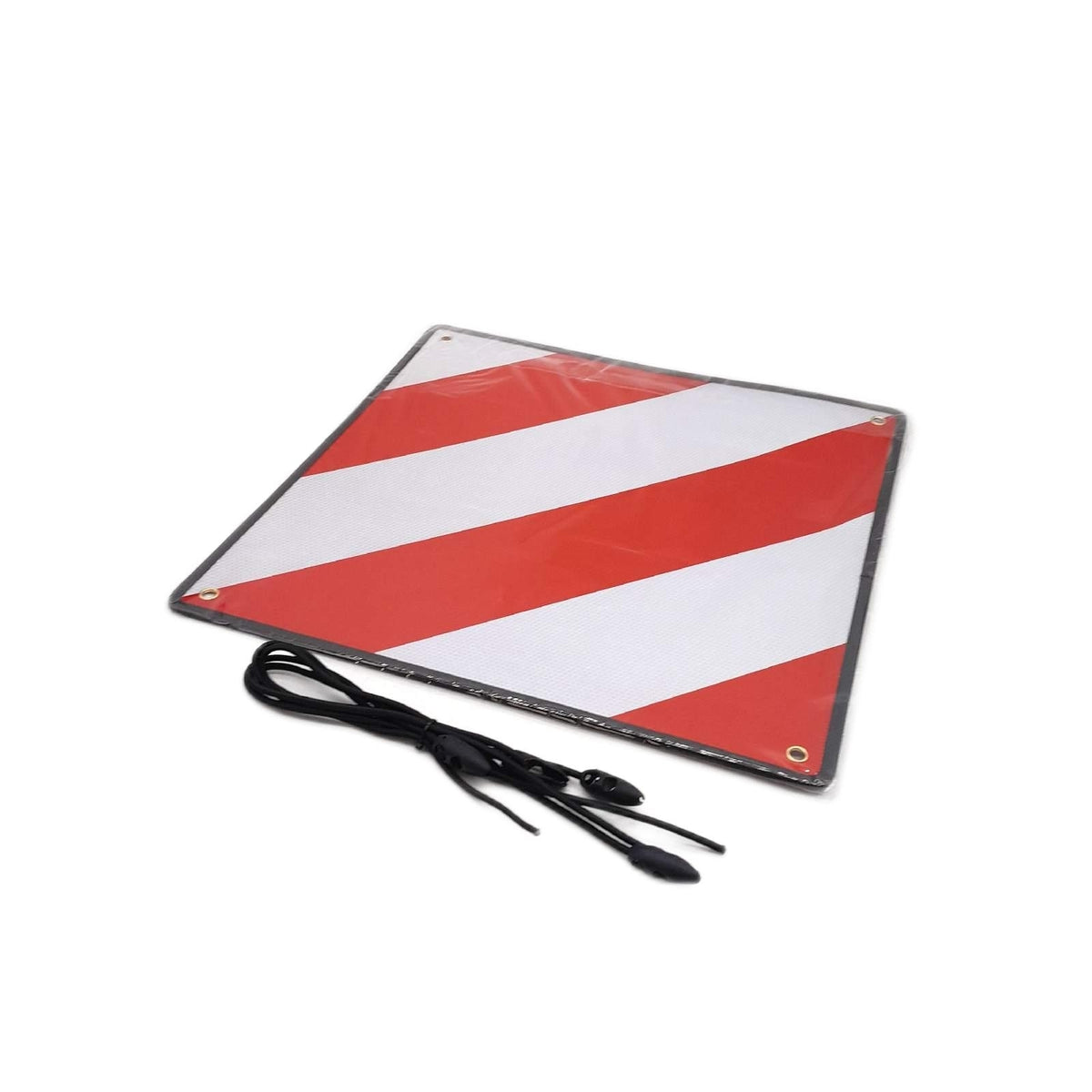 ATHELON 3in1 Warntafel für Italien Spanien Portugal reflektierendes Warnschild inklusive 4 Spanngurte