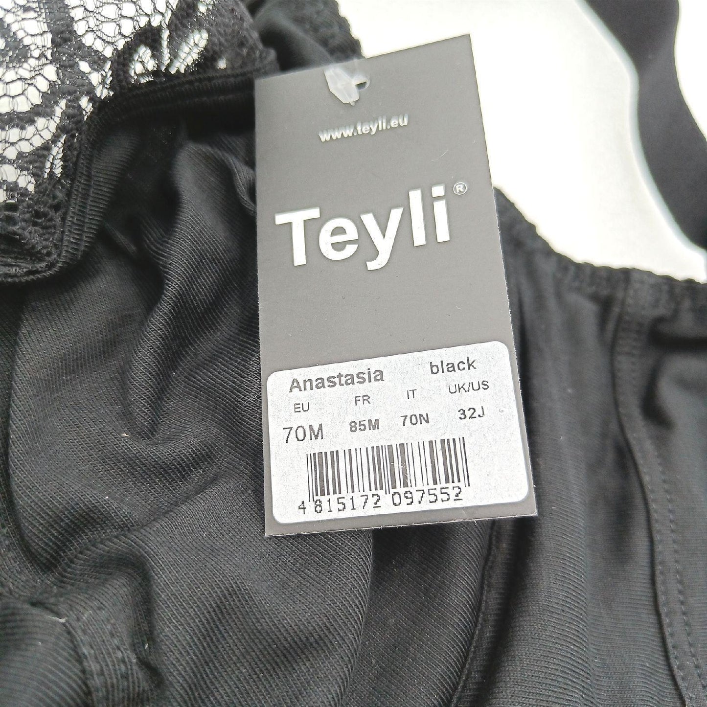Teyli Damen BH - Minimizer BH Bügel - Baumwolle BH - BH Grosse Grössen - BH Große Brüste - Komfort Starker Halt BH - Damen Bügel Minimizer - Damen BHS Frauen Bra Schwarz 70M