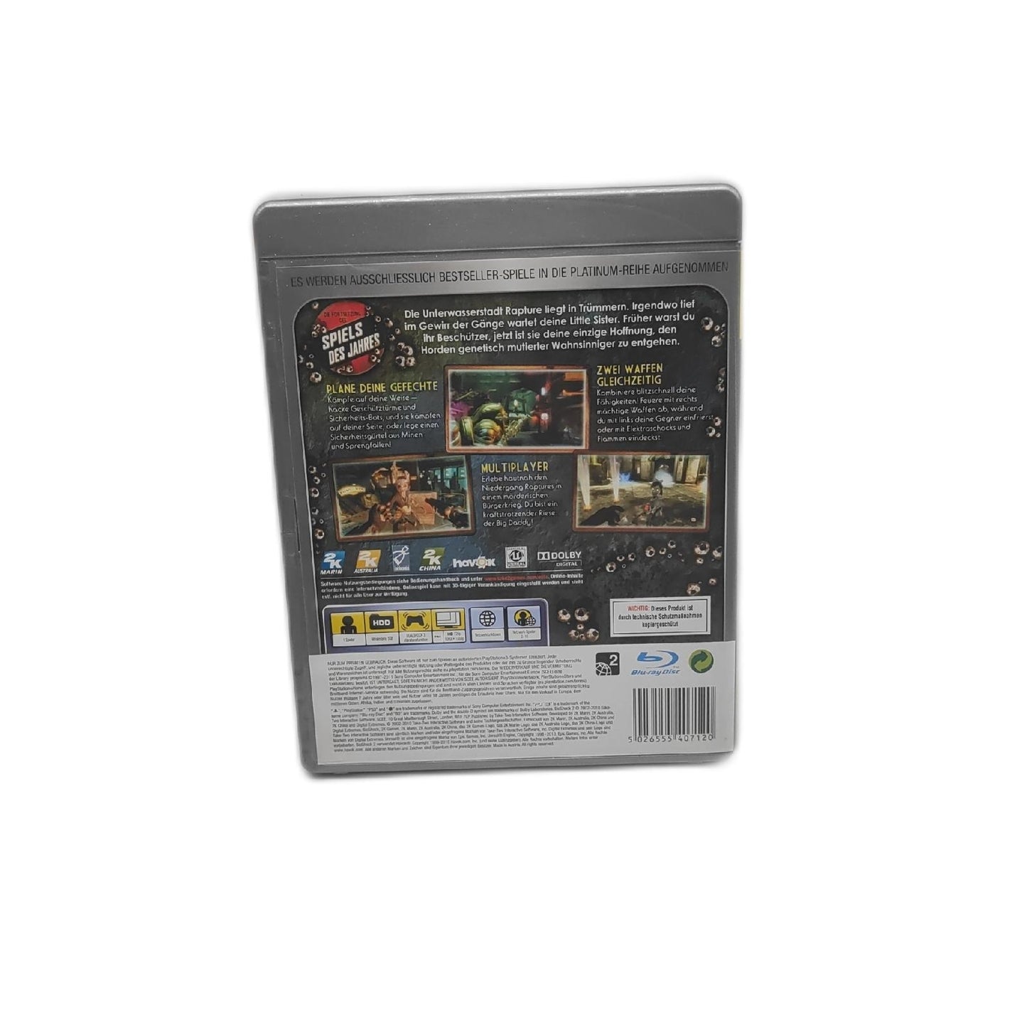 BIOSHOCK 2 DVD