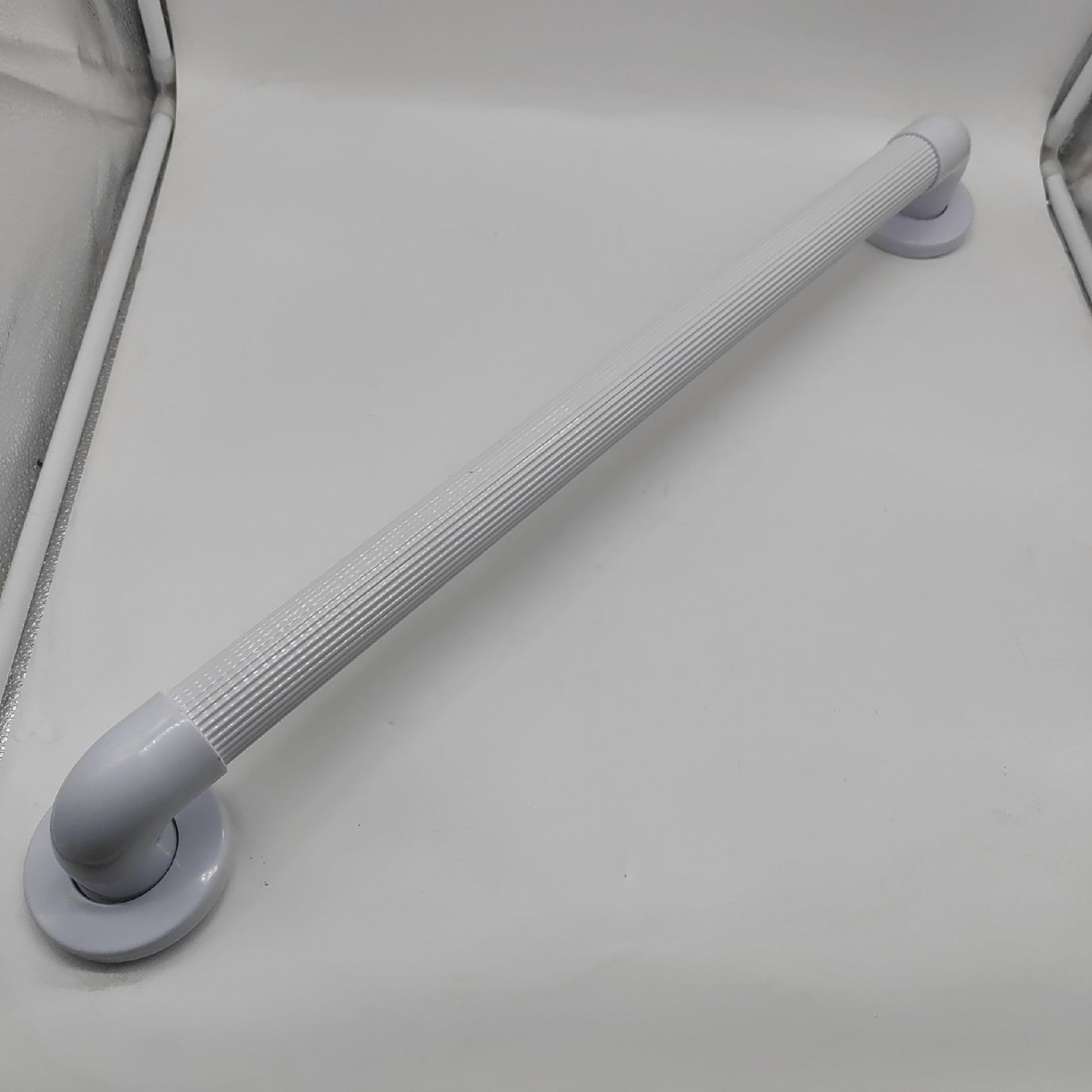 NRS Healthcare Haltegriff Alltagshilfen F19480 Riffelung Kunststoff weiss 60