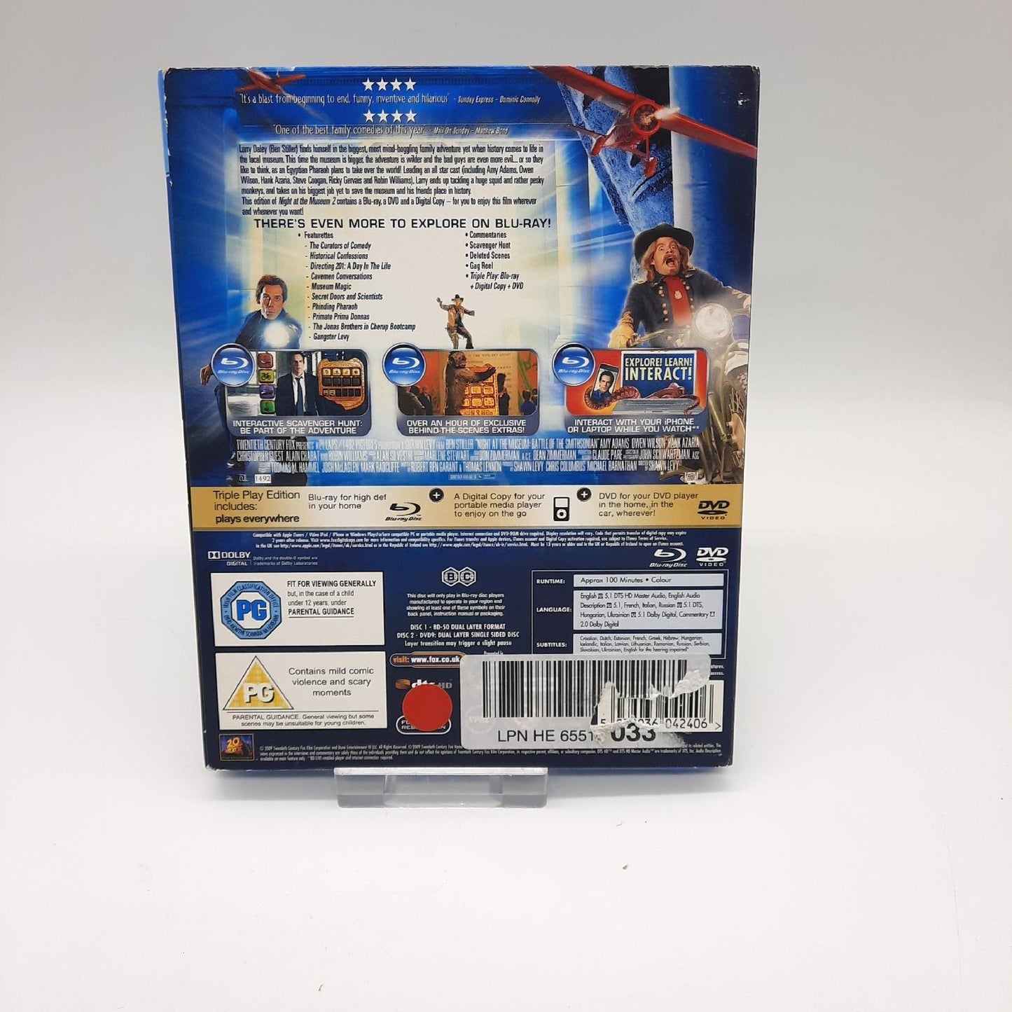 Night At The Museum 2 [Blu-ray] [UK Import]
