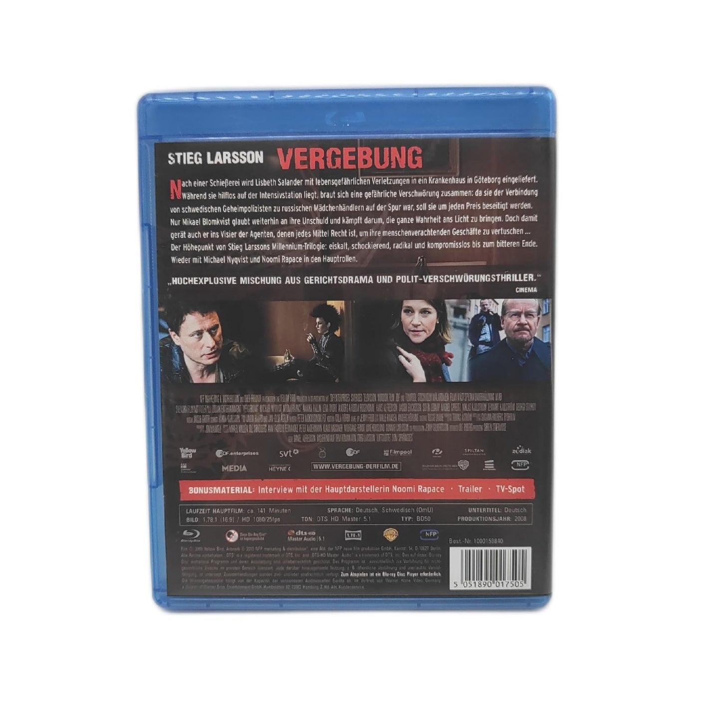 Vergebung - Stieg Larsson [Blu-ray]
