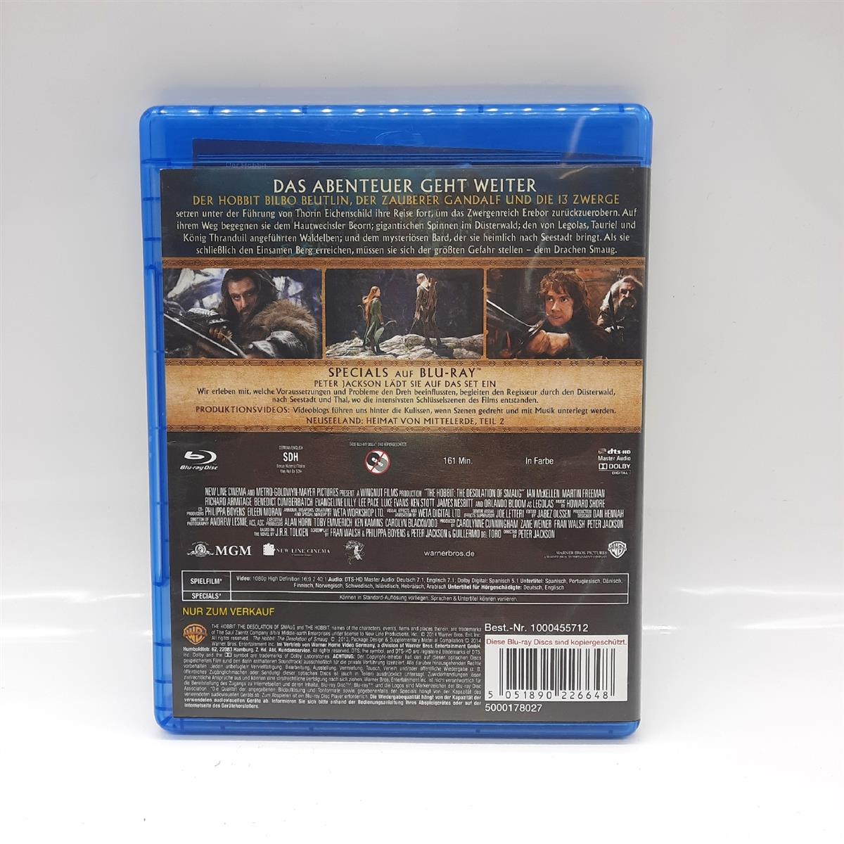 Der Hobbit: Smaugs Einöde [Blu-ray] ultraviolett