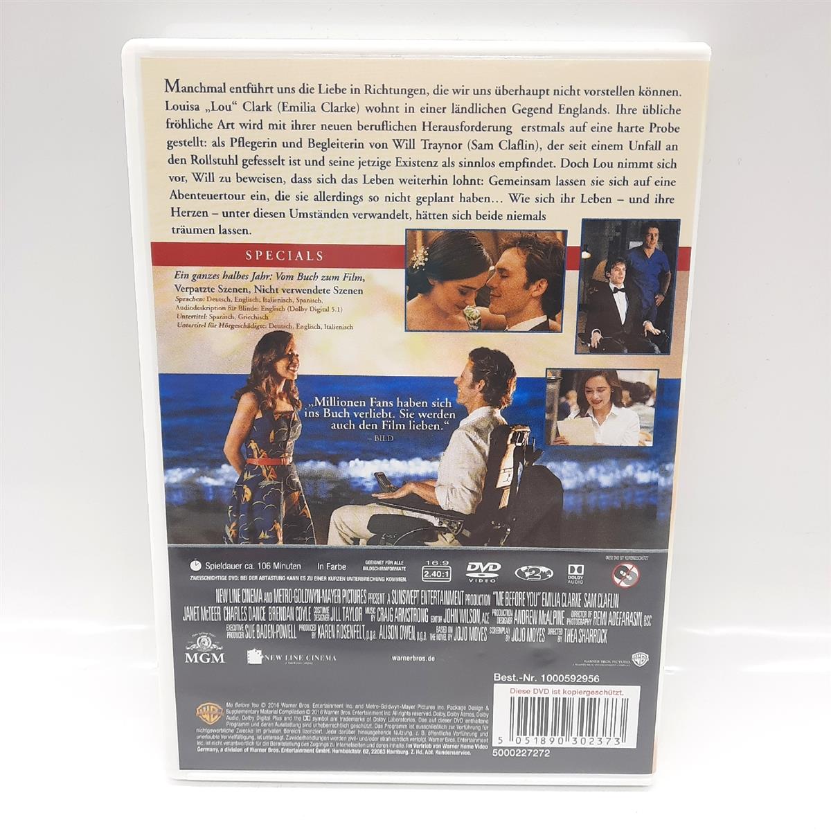 Ein ganzes halbes Jahr Roman Taschenbuch Film-Drama Liebesgeschichte