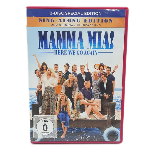 Mamma Mia Here we go Again DVD Film ABBA Musik Sing-Alongtpreisvorschlag