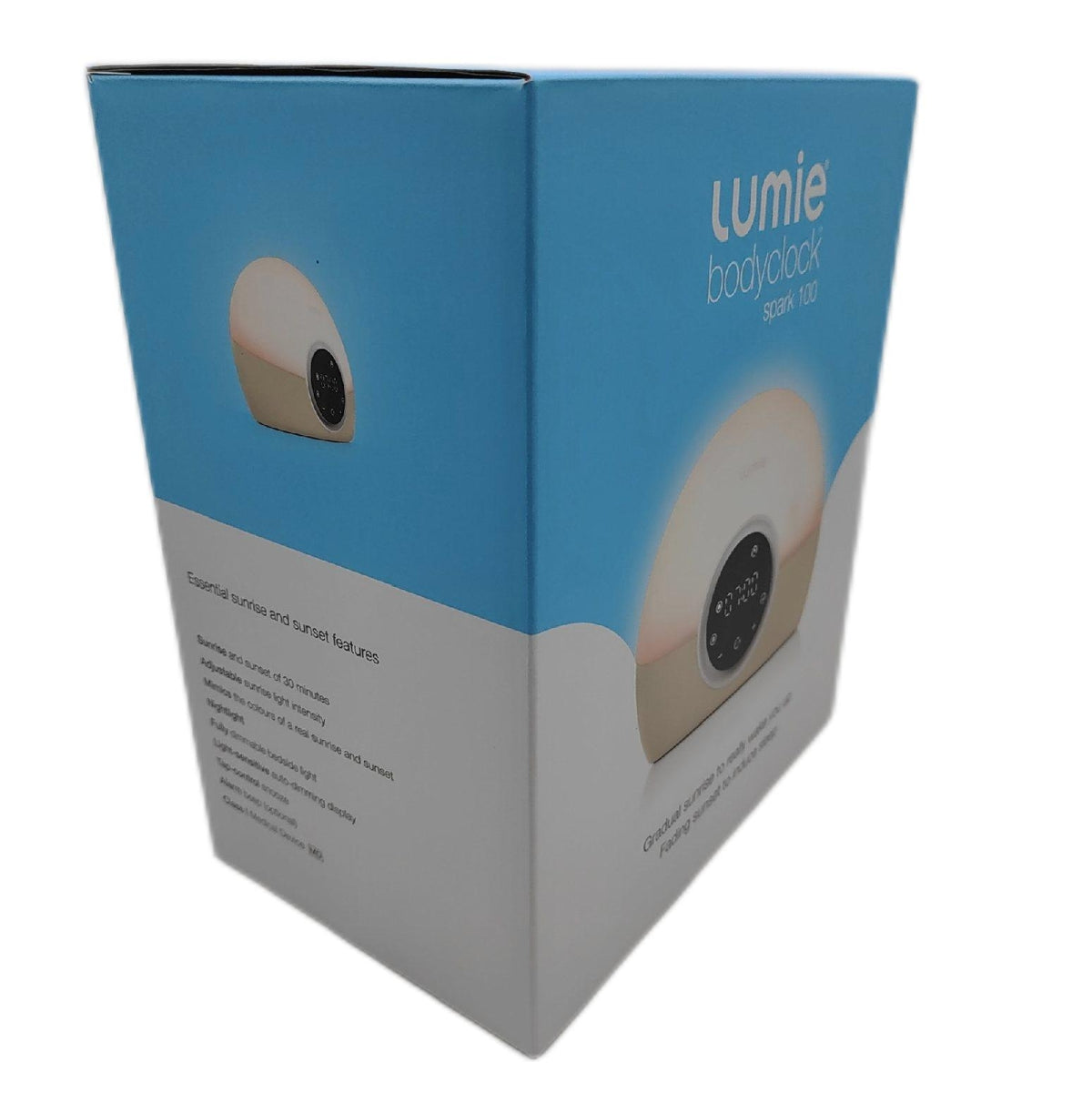 Lumie Wecker Beleuchtung Entspannung Spark 100 Aromatherapie Tageslichtsimulation