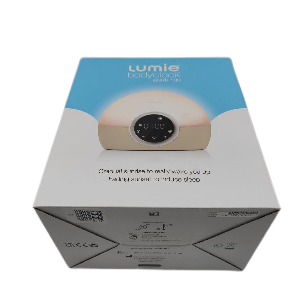 Lumie Wecker Beleuchtung Entspannung Spark 100 Aromatherapie Tageslichtsimulation