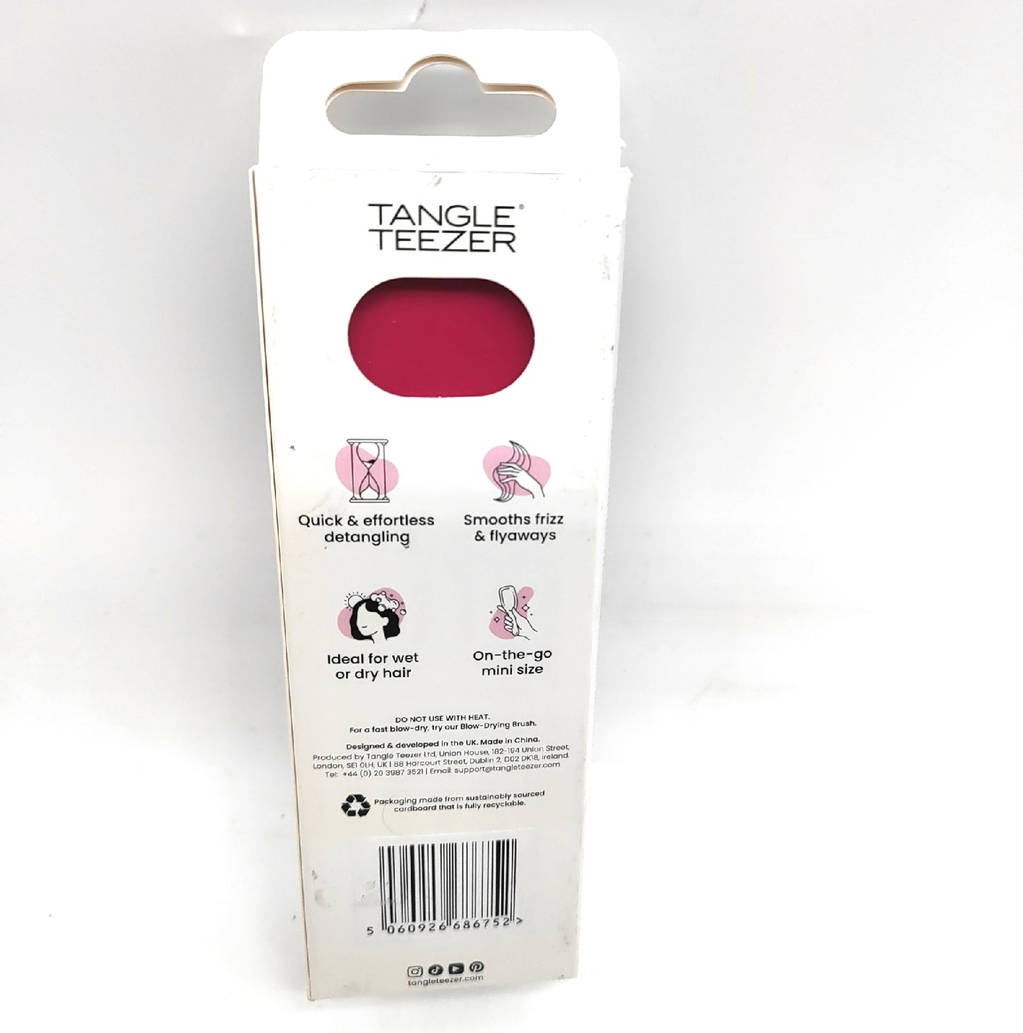 Tangle Teezer Haarbürste Haarpflege Mini Ultimate Detangler Kompakt Haarentwirrer
