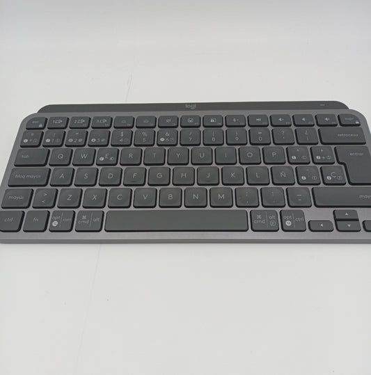 Logitech Tastatur kabellos Computerzubehör MXKEYS MINI Beleuchtet Spanisch Tastatur