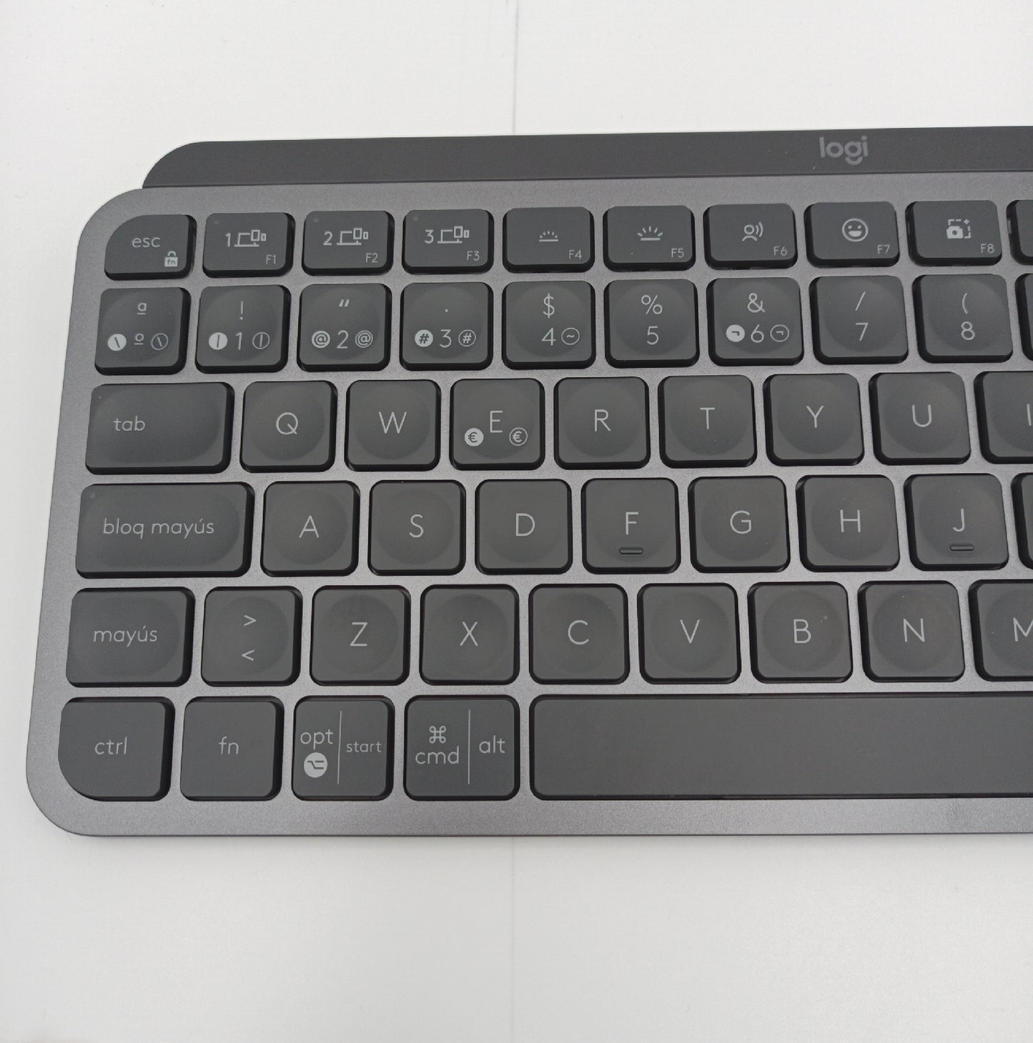 Logitech Tastatur kabellos Computerzubehör MXKEYS MINI Beleuchtet Spanisch Tastatur