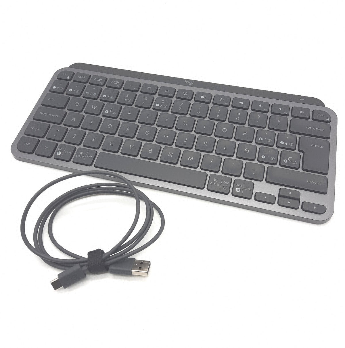Logitech MXKEYS MINI WRLS Illuminated KB Graphite - spanisch - QWERTY Spanisch