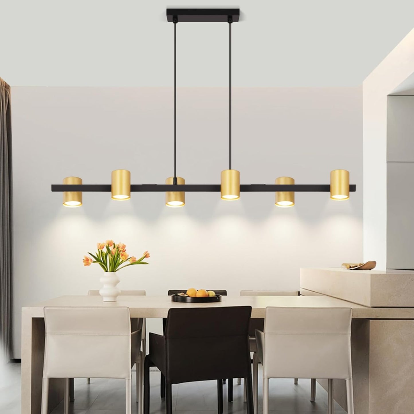 Kowanie Hängelampe Beleuchtung Esstischlampe 6 Flammig Modern Wohn
