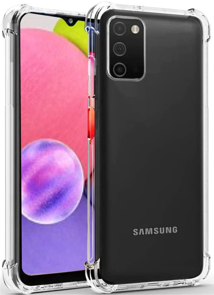 Slim ecket Schutzhülle Samsung Galaxy A03S stoßdämpfend slim passgenau Smartphone Zubehör