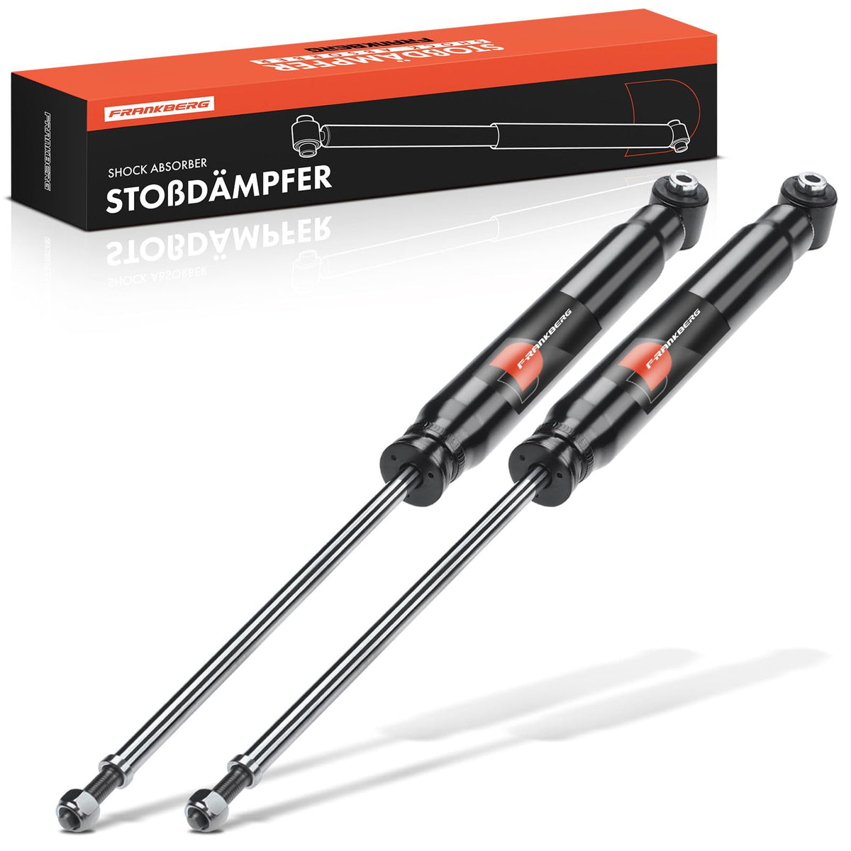 Frankberg Stoßdämpfer Hinterachse Autoteile 633mm Gasdruck Ersatzteil