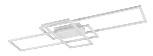 Trio Leuchten Deckenleuchte Beleuchtung Irvine 620010431 Metall Weiß matt inkl 60 Watt Led Lampe