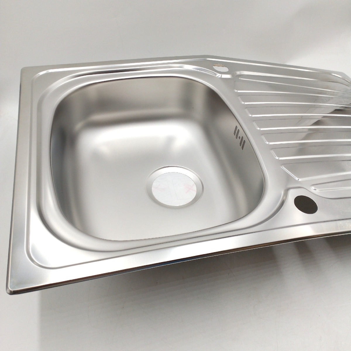 Pyramis Einbauspuele Sparta 79 x 50 cm 1 Becken Edelstahl Def