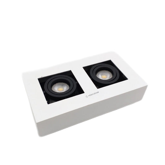 Lucide LED Deckenleuchte Beleuchtung Xirax 2 x 5 Watt Weiß Modern Energieeffizient Lampe