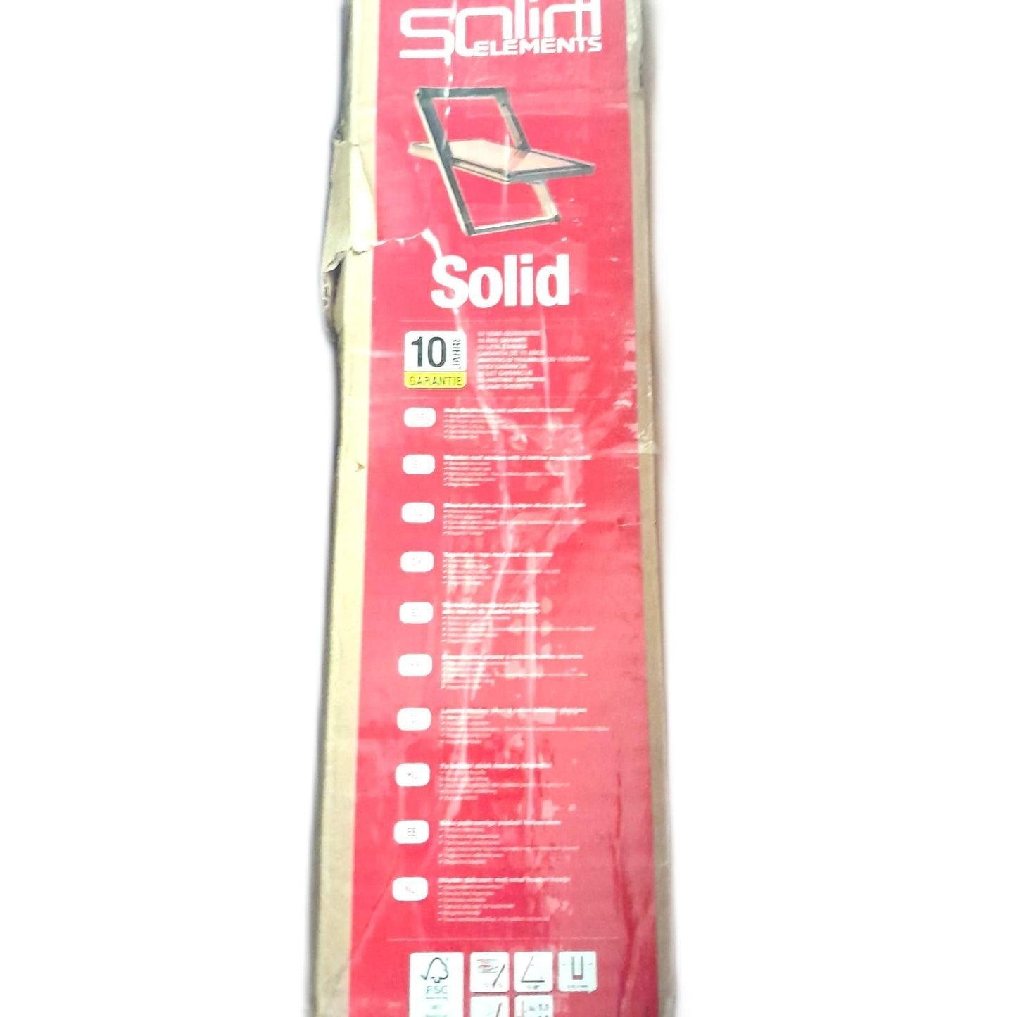 Solid Elements Dachfenster Basic (78 x 98 cm) Lichtdurchlässig