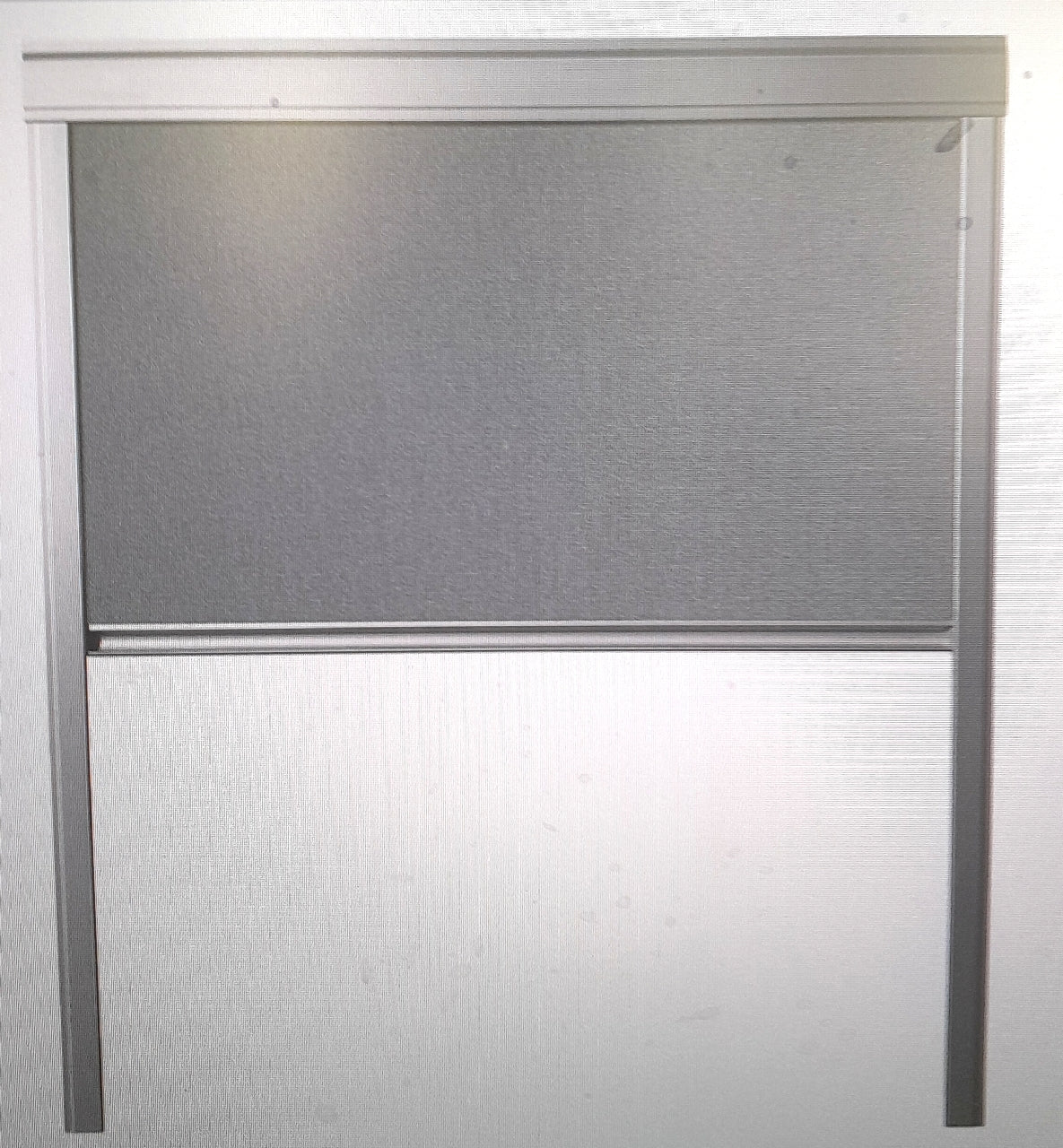 DUA Verdunkelungsrollo Fensterdekoration Grau 55 x 98 cm Lichtschutz