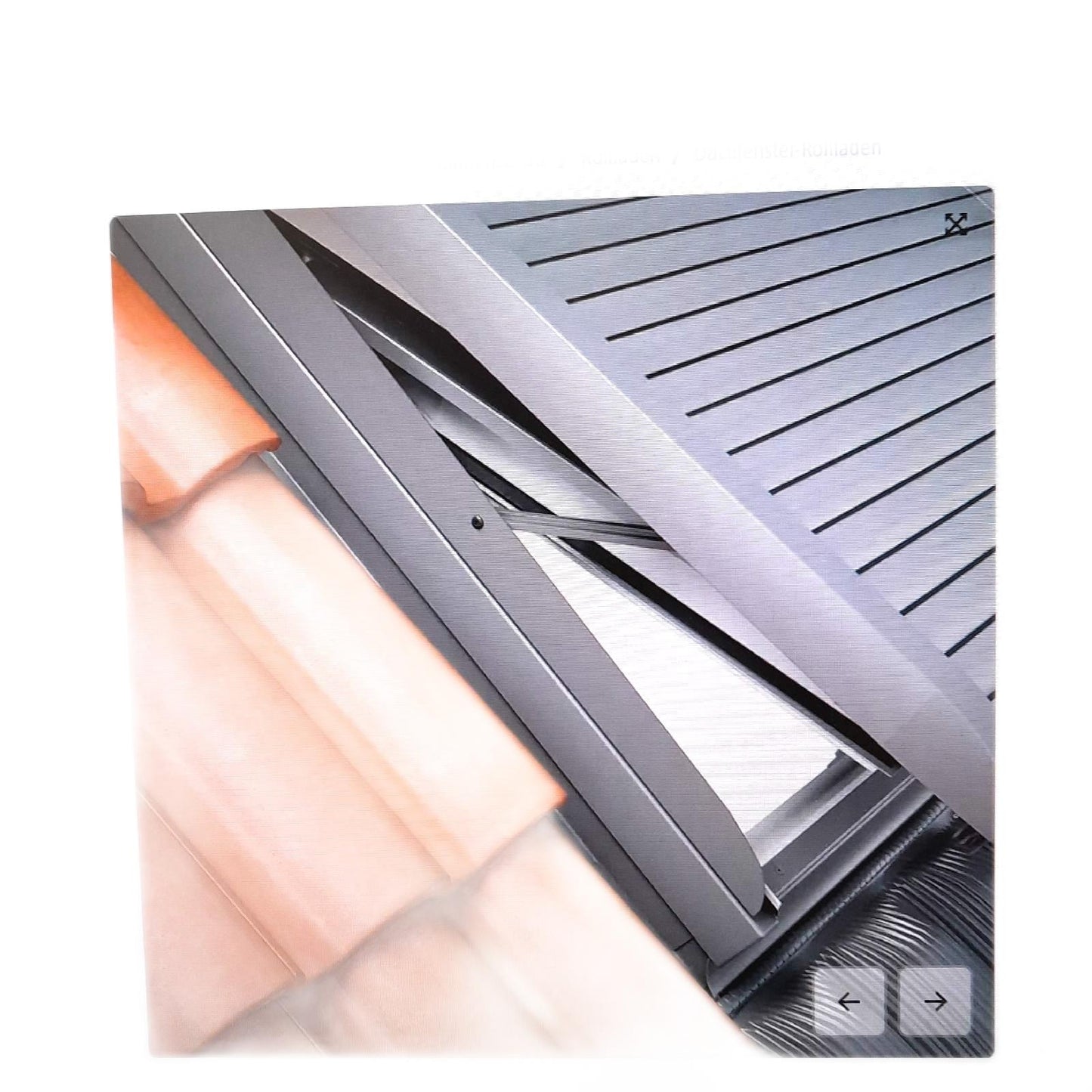 Dachfenster Rollladen Zubehör Solid Elements 55 x 78 cm Passend für Ener