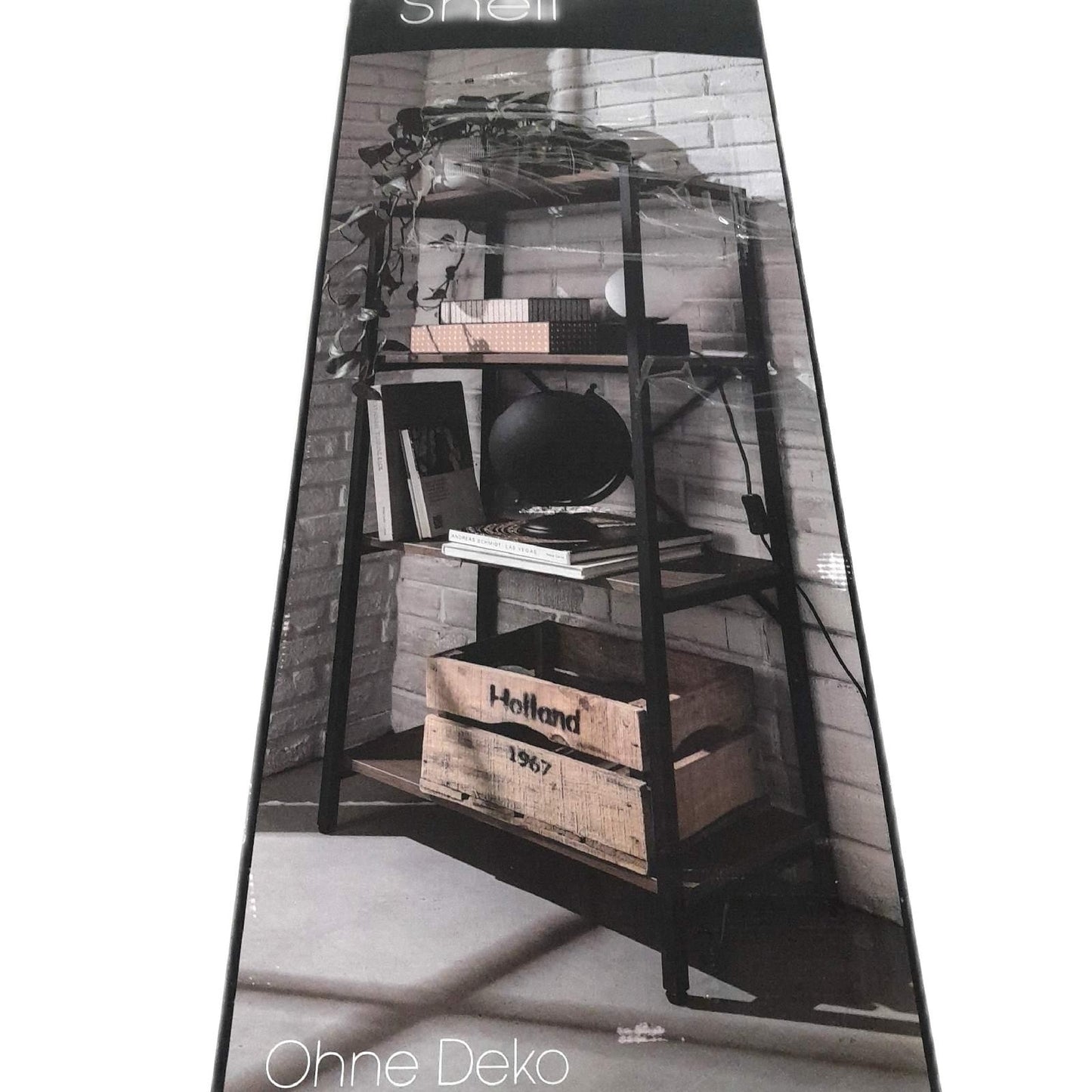 Scan Trend Regal Industrial (L x B x H: 32 x 60 x 120 cm, Anzahl Böden: 4, Tragl