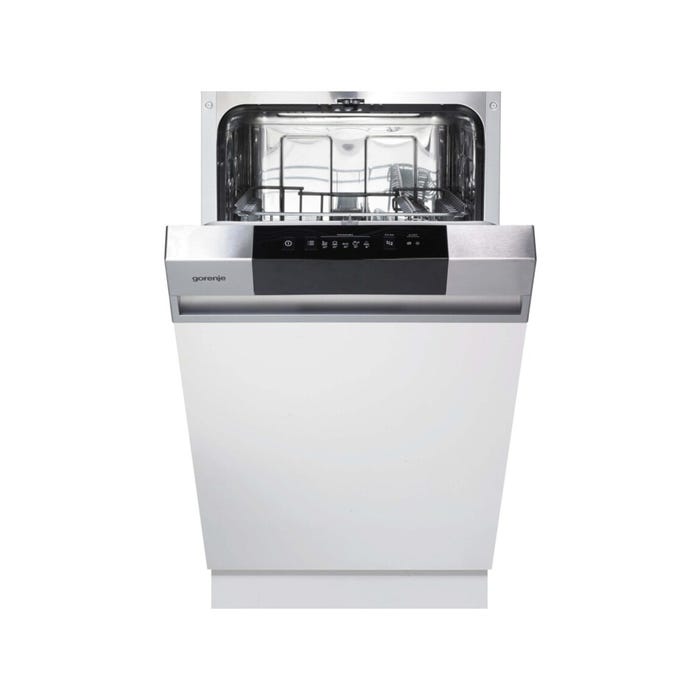 GORENJE teilintegr. Geschirrspüler, GI520E15X, 45cm, edelstahl