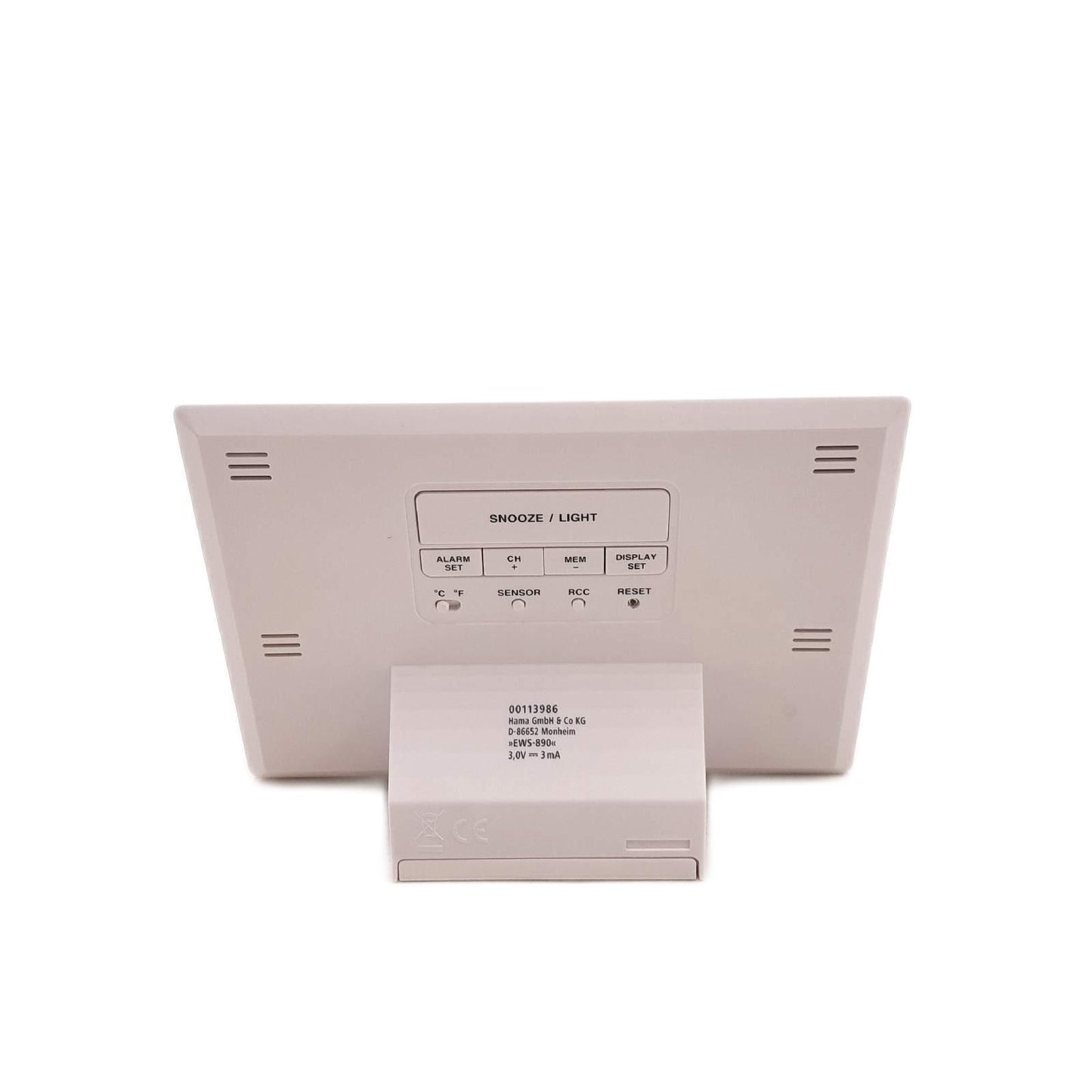 Hama Wetterstation Elektronische Messgeräte EWS 890 Display Batteriebetrieben Wetterinfo