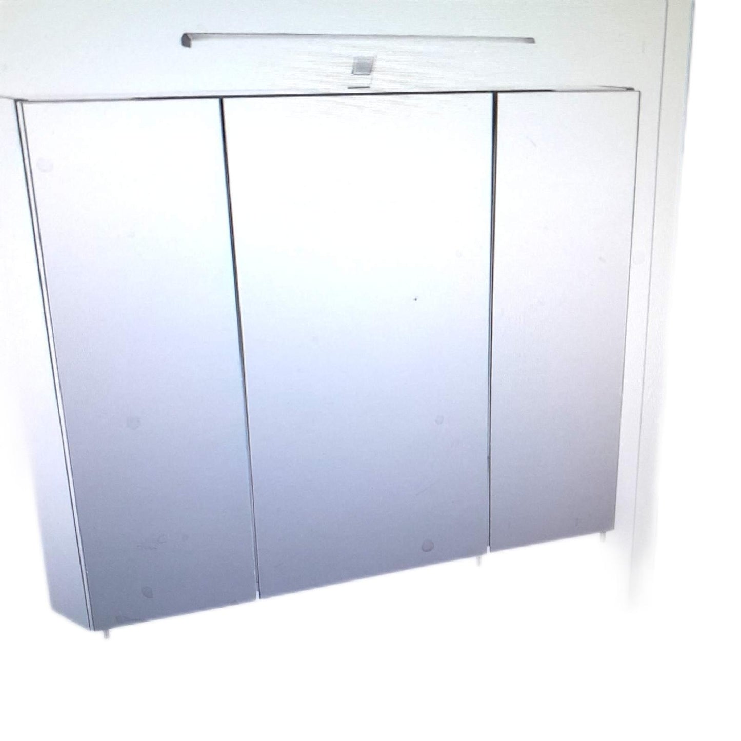Schildmeyer Spiegelschrank Badmöbel Grace LED Beleuchtung MDF Weiß Breite