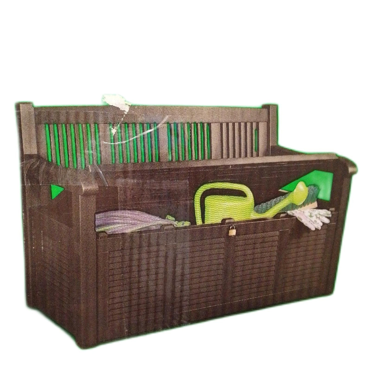 Jelenia Plast Gartenbank Salzburg Kunststoff Anthrazit wetterfest robust langlebig 130x60x85 cm