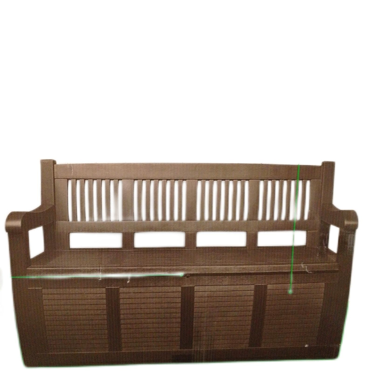Jelenia Plast Gartenbank Salzburg Kunststoff Anthrazit wetterfest robust langlebig 130x60x85 cm