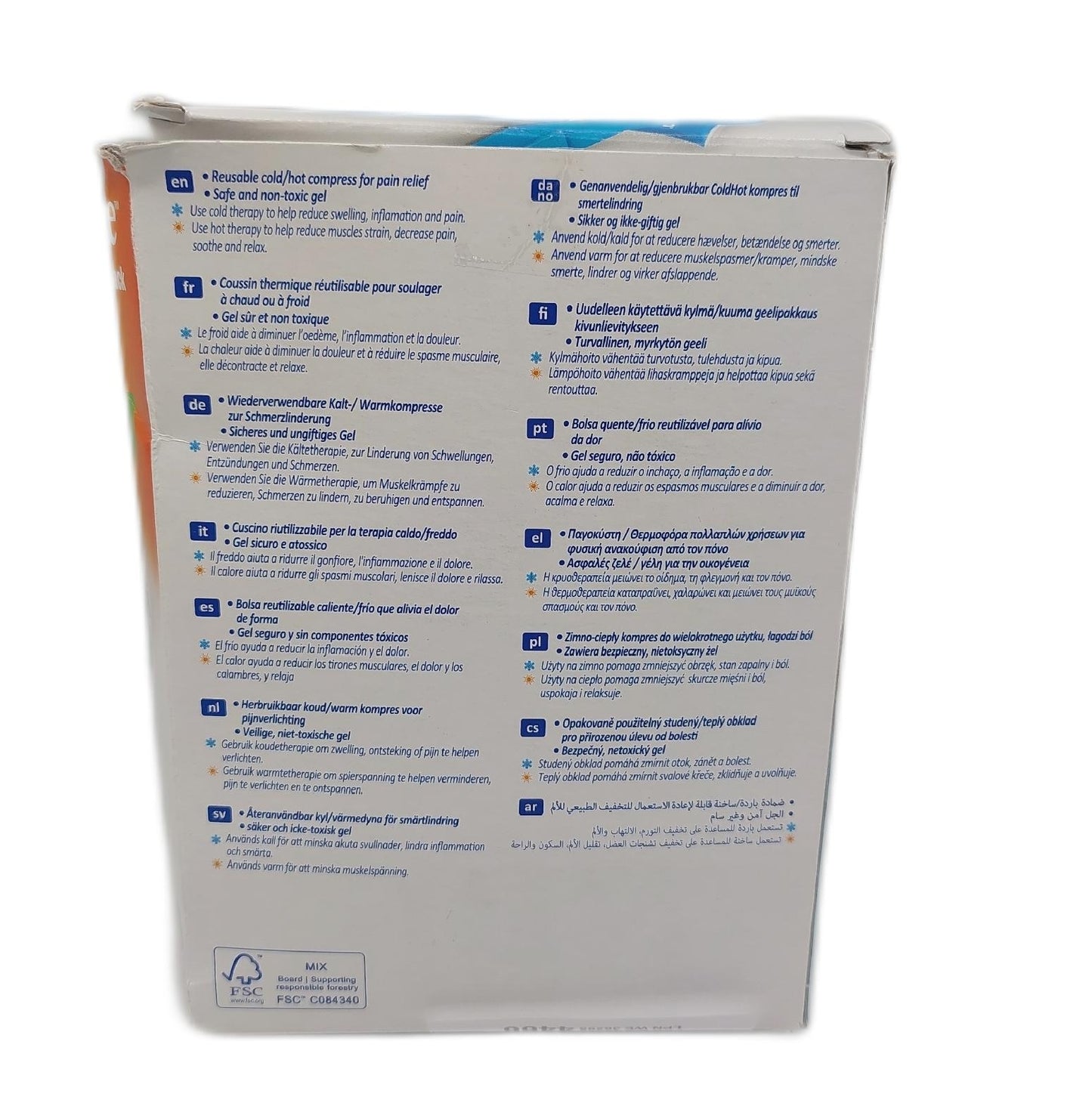 Nexcare Therapy Pack Kompresse ColdHot Warm Kalt Behandlungsquelle Schmerztherapie