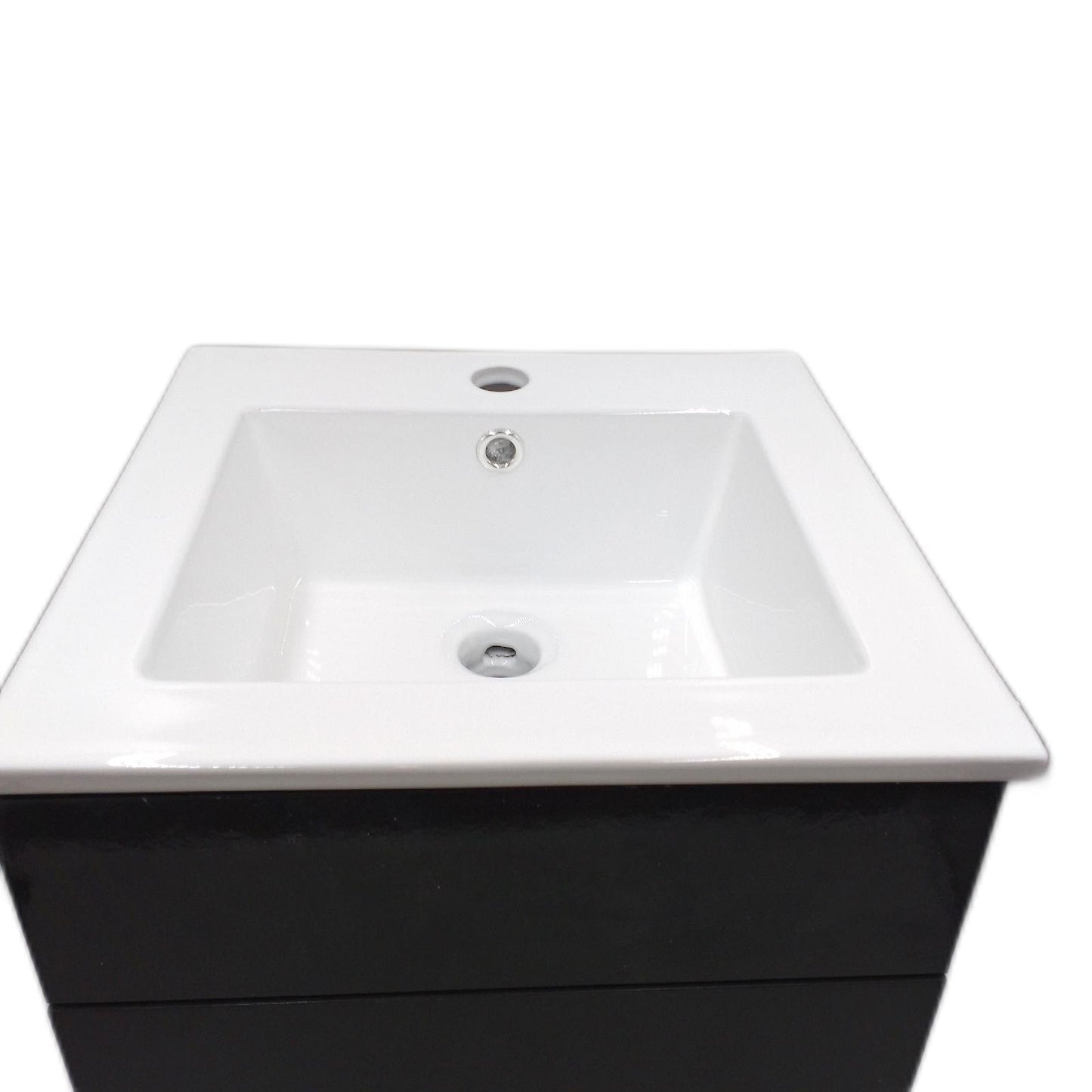 Qubico Badmöbel Set Badezimmer Badmöbel Anthrazit Hochglanz Modern Elegant