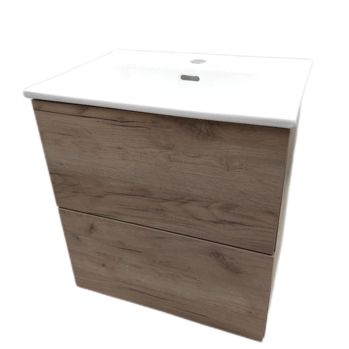 Badm�bel-Set Street Plus 51,5 cm, 2-tlg., Eiche Silber, Matt