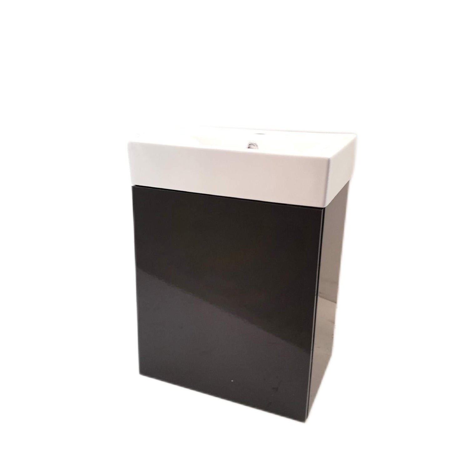 Badmöbel Set Badezimmer Möbel Anthrazit Hochglanz Kompakt Modern Platzsparend Tiny Badezimmer