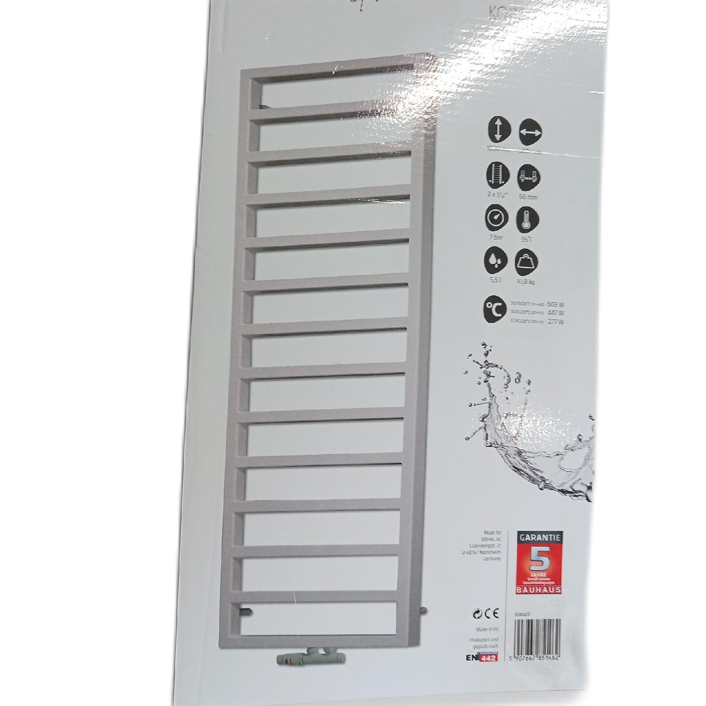 Camargue Heizkörper Designheizkörper Bad Korona 50 x 159 cm Effizient Warm