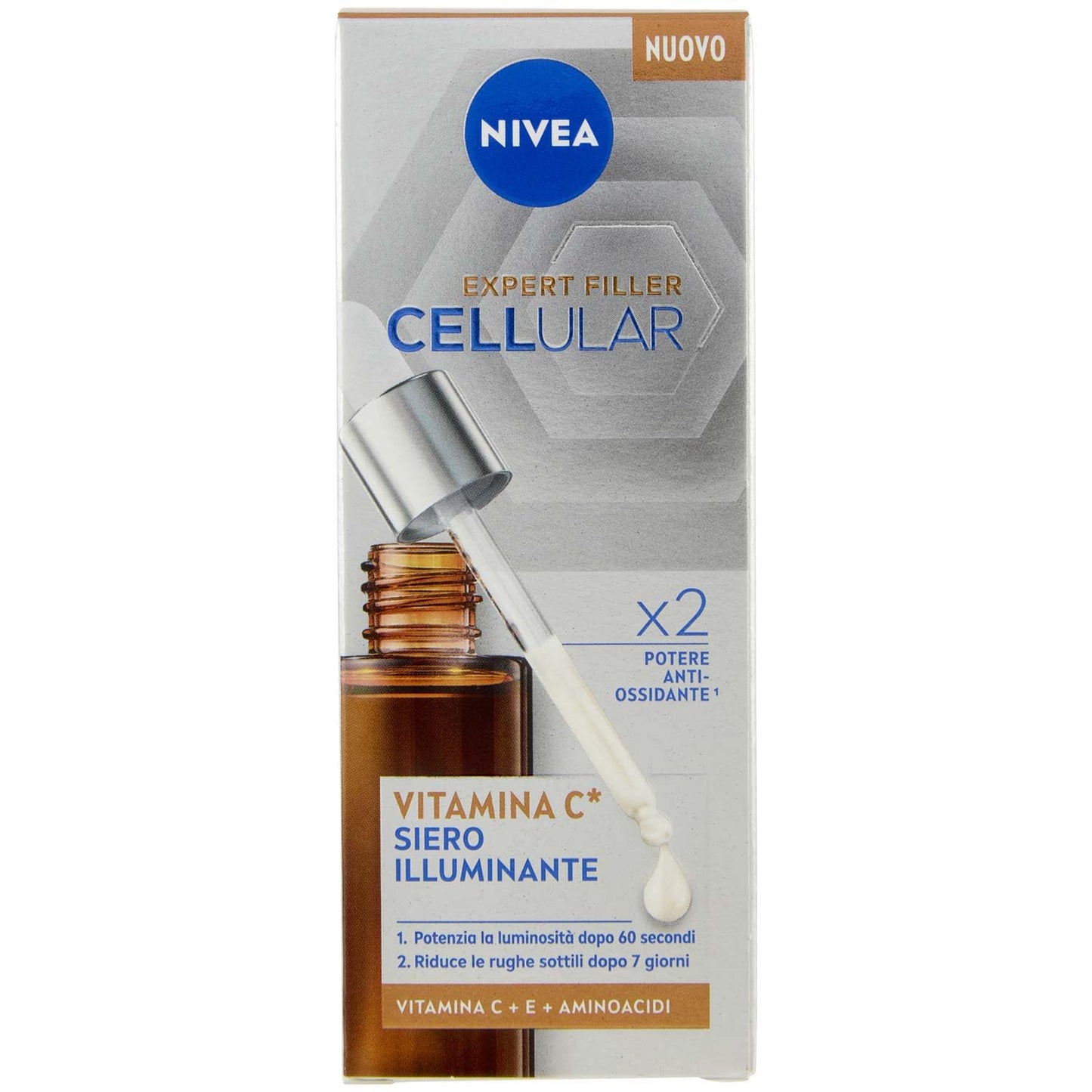 NIVEA Gesichtsserum Hautpflege Cellular Expert Filler Vitamin C Illumite Pflegepflege