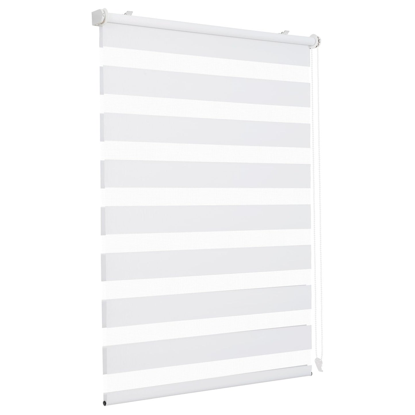 Sekey Doppelrollo Fenster Dekoration Klemmfix 60 cm breit Maßanfertigung lichtundurchlässig