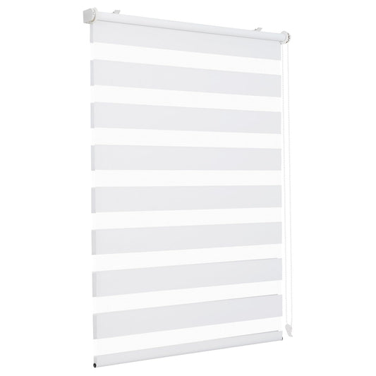 Sekey Doppelrollo Fenster Dekoration Klemmfix 60 cm breit Maßanfertigung lichtundurchlässig