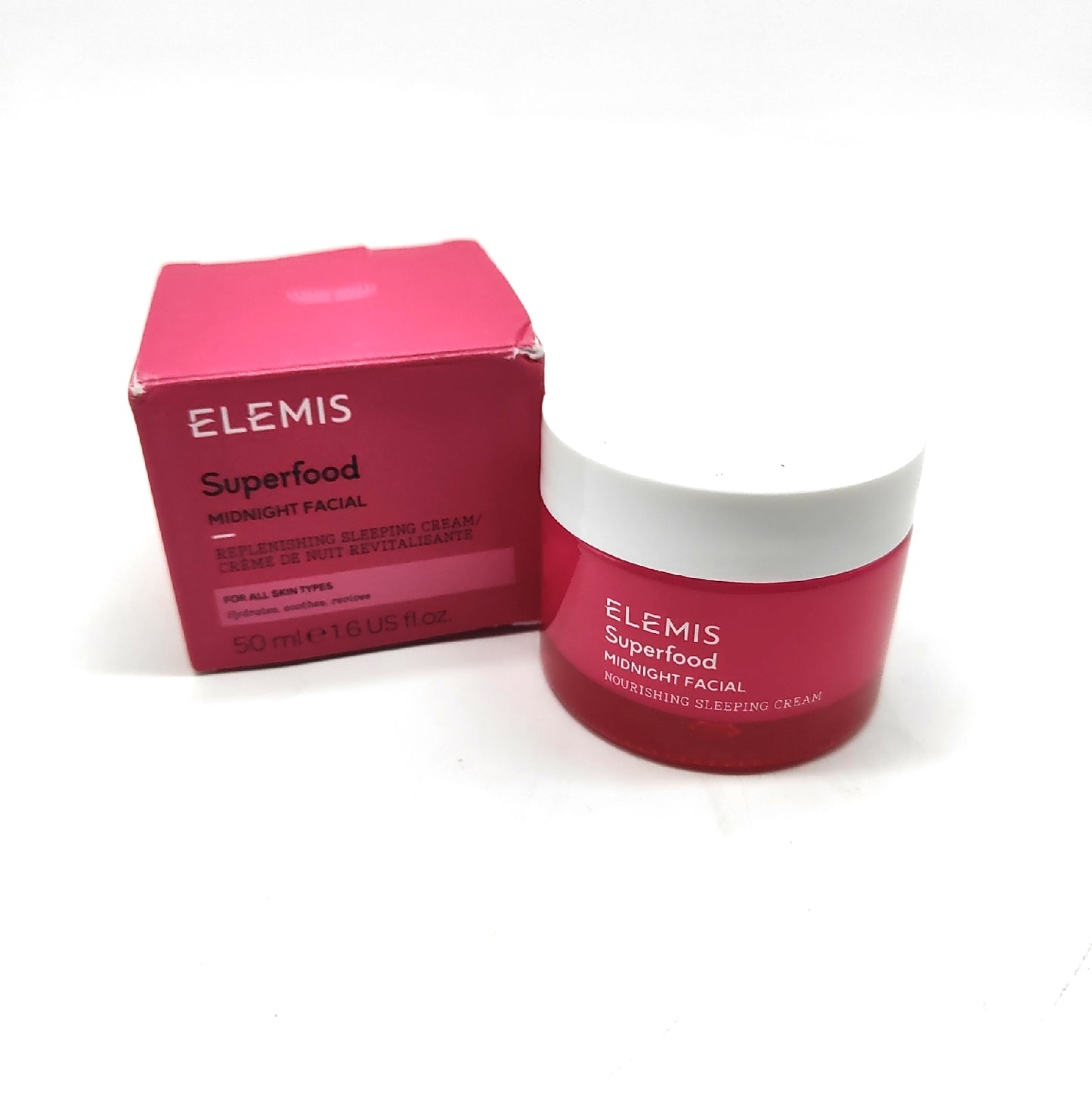 ELEMIS Superfood Midnight Facial klinisch bewiesen vegan Verpackung leicht beschädigt