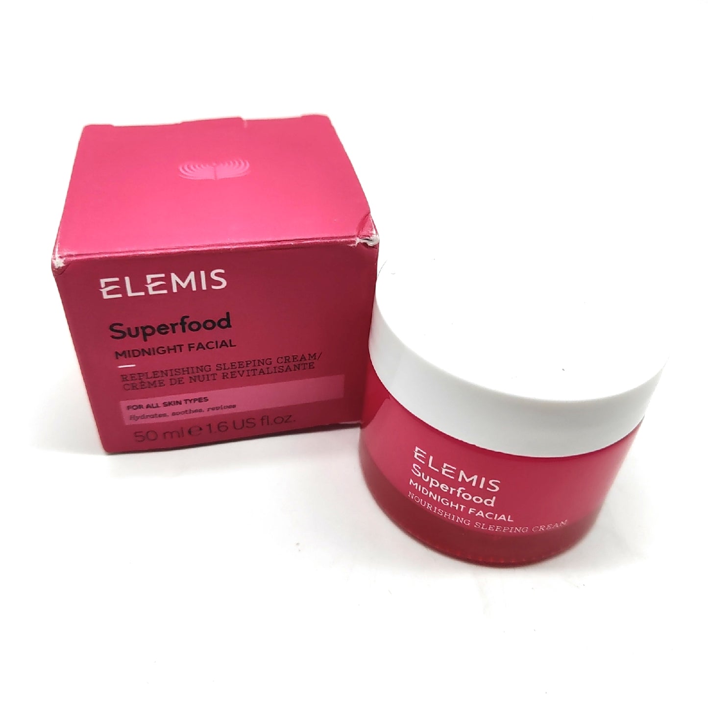 ELEMIS Superfood Midnight Facial klinisch bewiesen vegan Verpackung leicht beschädigt