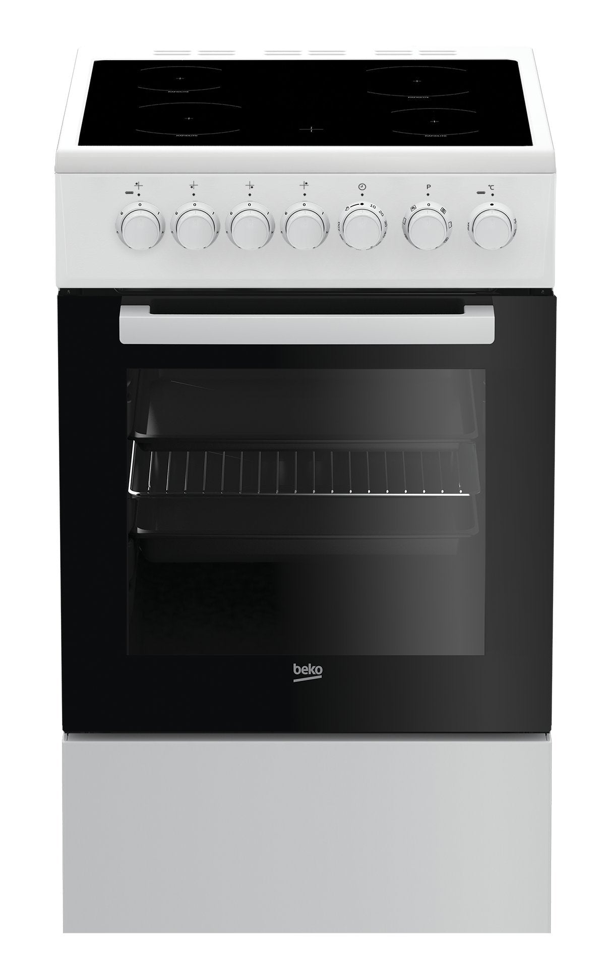 BEKO Elektro-Standherd FSM57100GW, 50,0 cm, weiß
