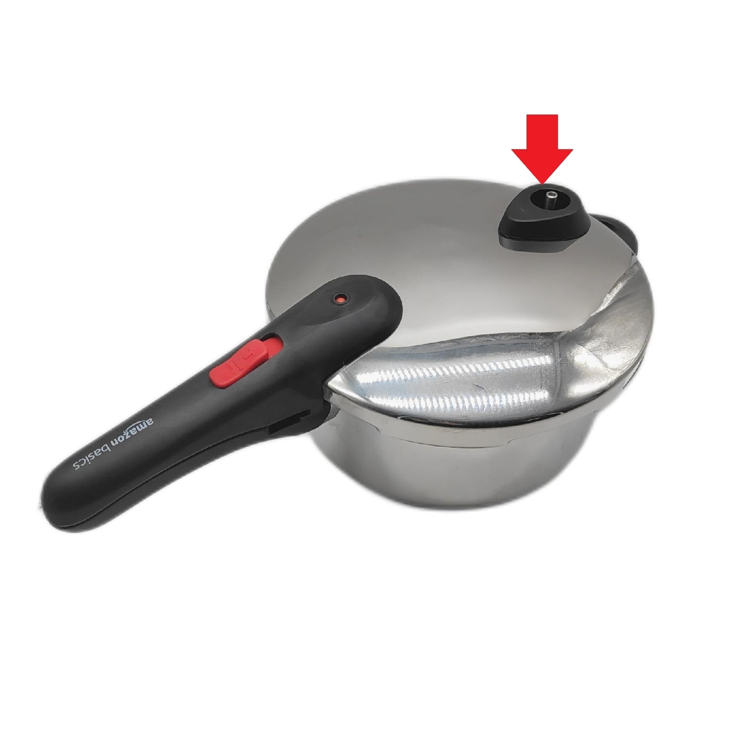 Amazon Basics Schnellkochtopf Edelstahl induktionsgeeignet 4 Lit - Unvollständig