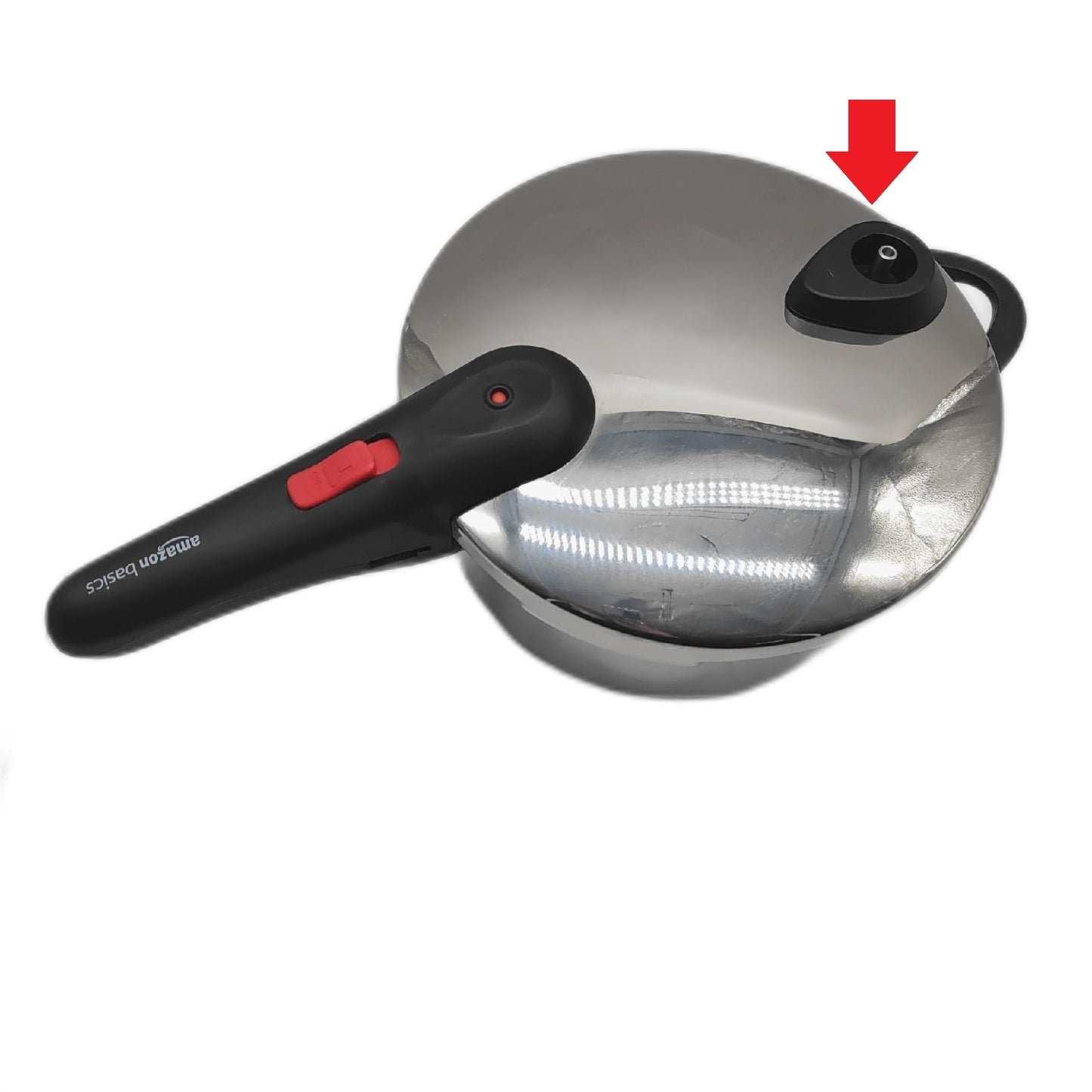 Amazon Basics Schnellkochtopf Edelstahl induktionsgeeignet 4 Lit - Unvollständig