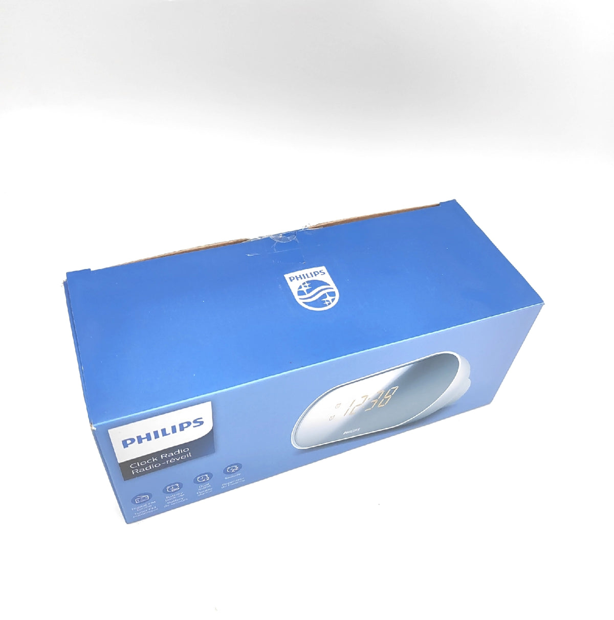 Philips Uhr Radio mit digitalem FM Tuner und Dual Alarmfunktion Radiowecker Radiowecker