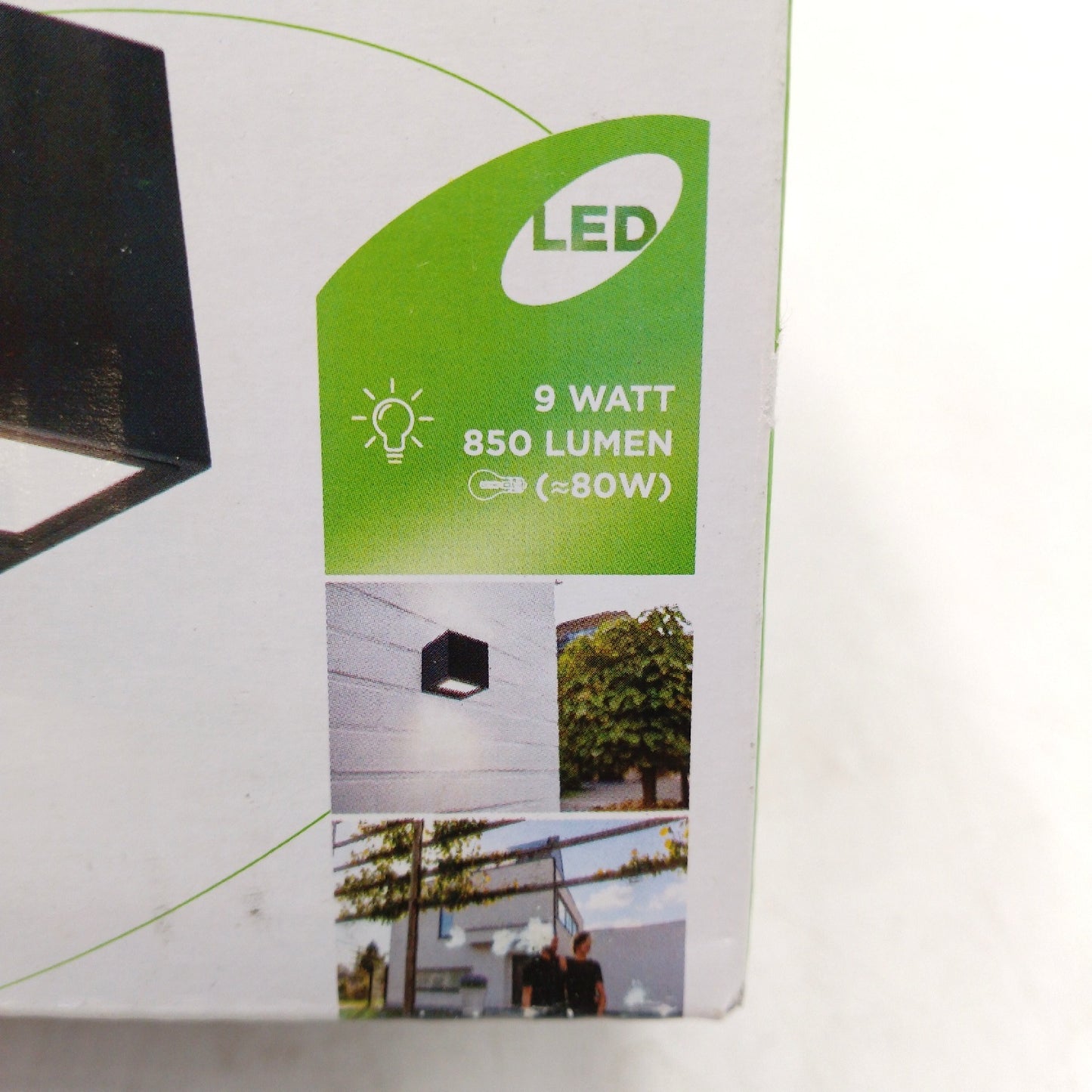 LED Außenwandleuchte Beleuchtung Gemini 9 W Anthrazit energieeffizient modern langlebig