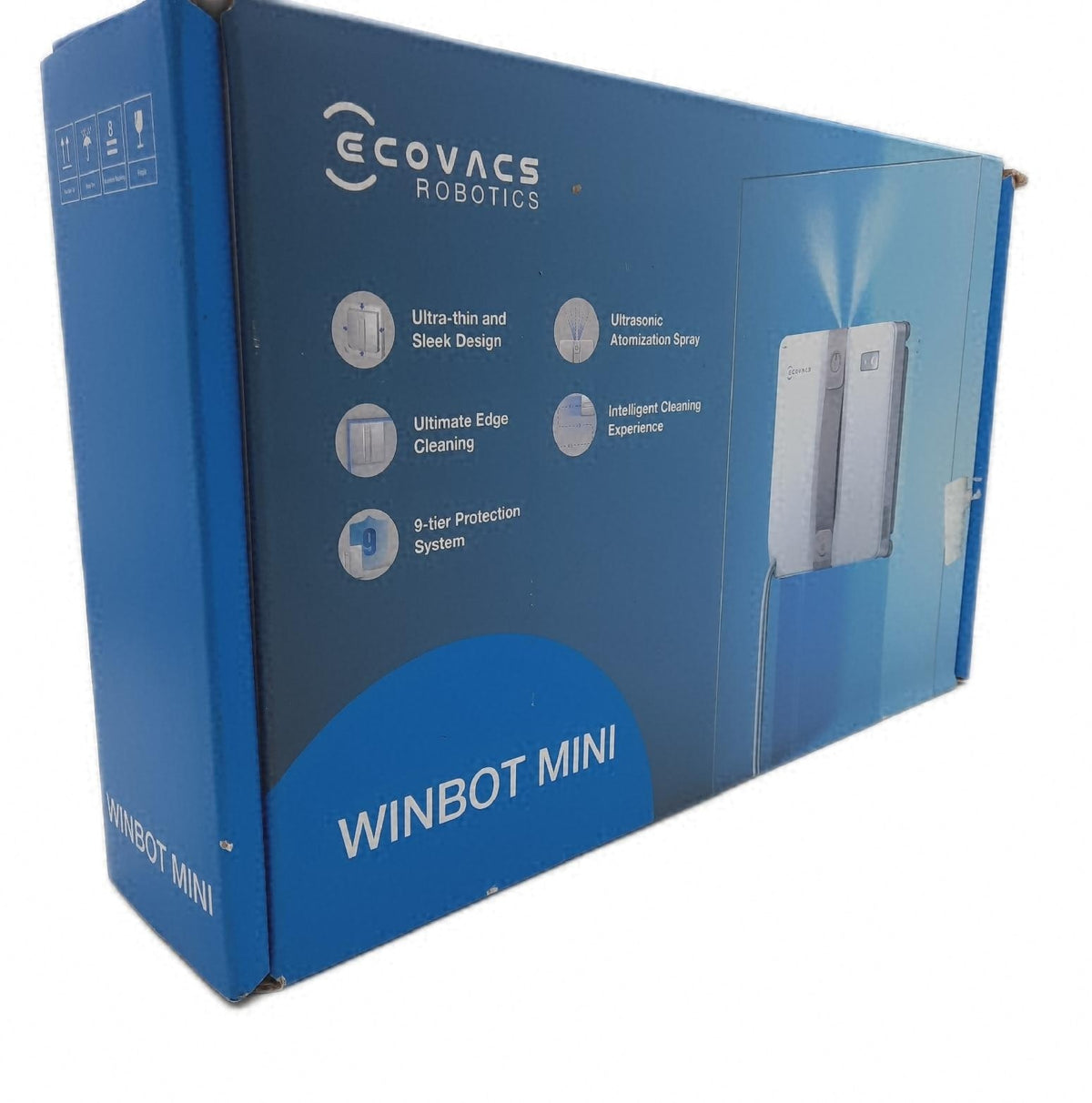 Ecovacs WINBOT Mini Fensterputzroboter kompaktes Design Doppel Düsen Robotic