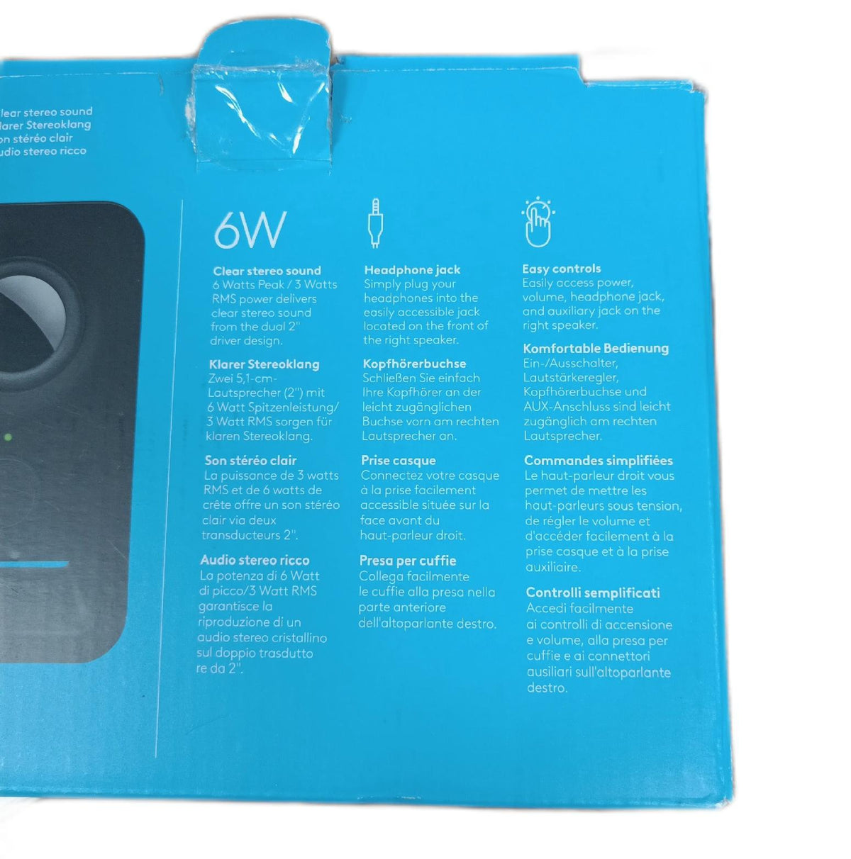 Logitech Lautsprecher PC Audio Z150 Stereo System Soundqualität Spitzenleistung