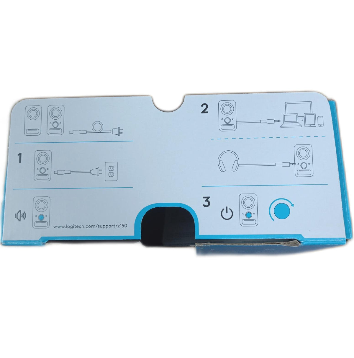Logitech Lautsprecher PC Audio Z150 Stereo System Soundqualität Spitzenleistung