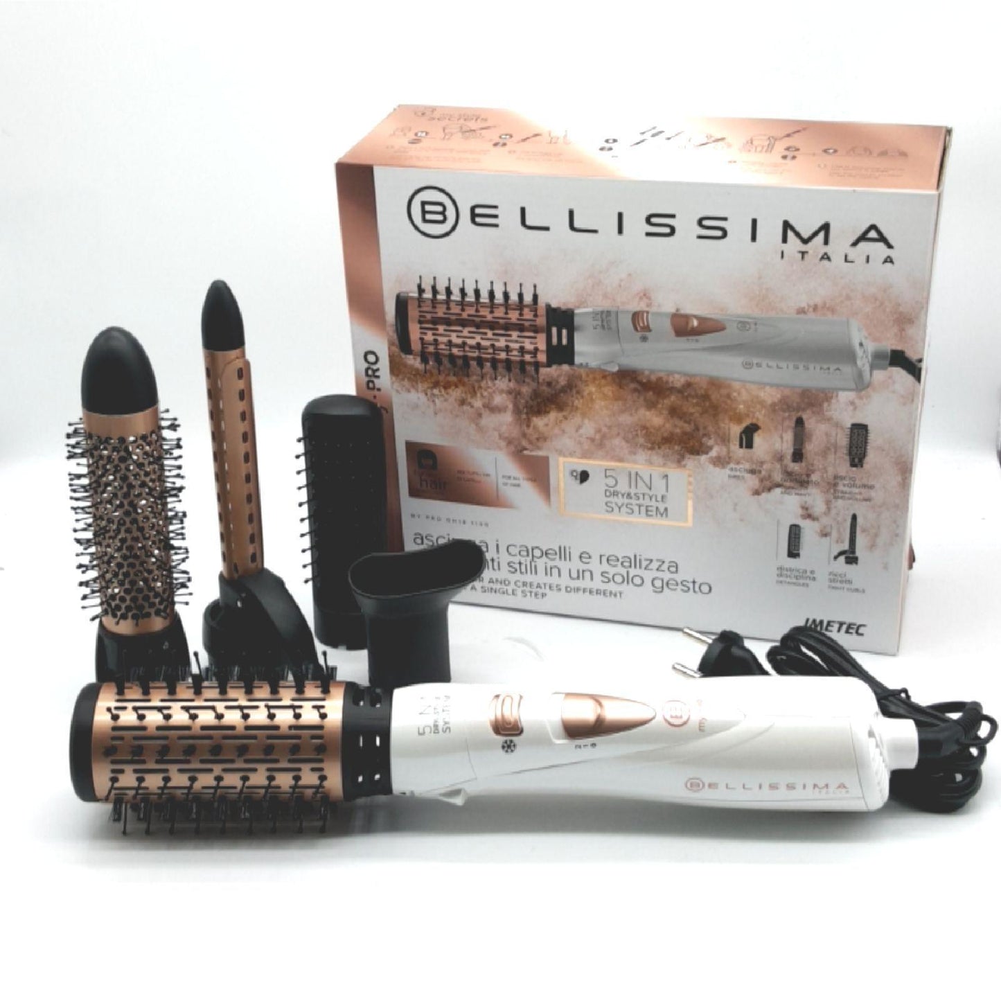 Imetec Bellissima My Pro GH18 1100 Air Shaping Machine Haarbürsten Beschichtungsbürsten Beauty Lockenstyler Entwirrender