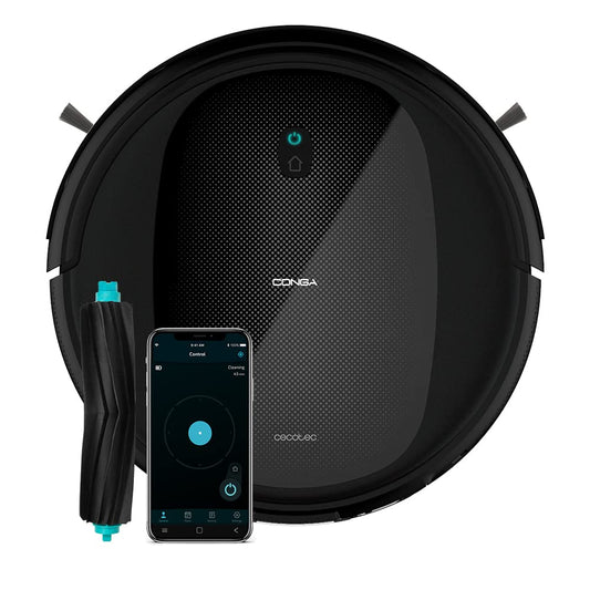 Cecotec Saugroboter Haushaltsgeräte Conga Flash Connected Titanium Reinigungstechnologie Robotik